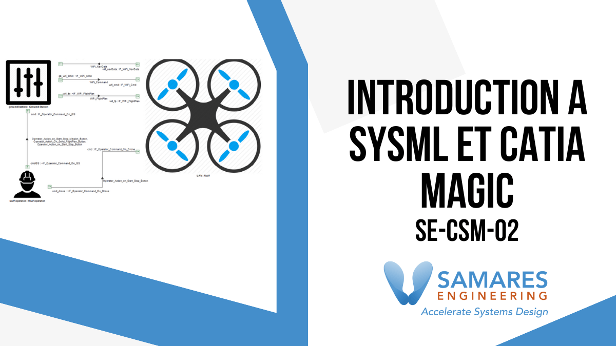 CAMEO & SysML Basics en présentiel Catalogue Samares Engineering
