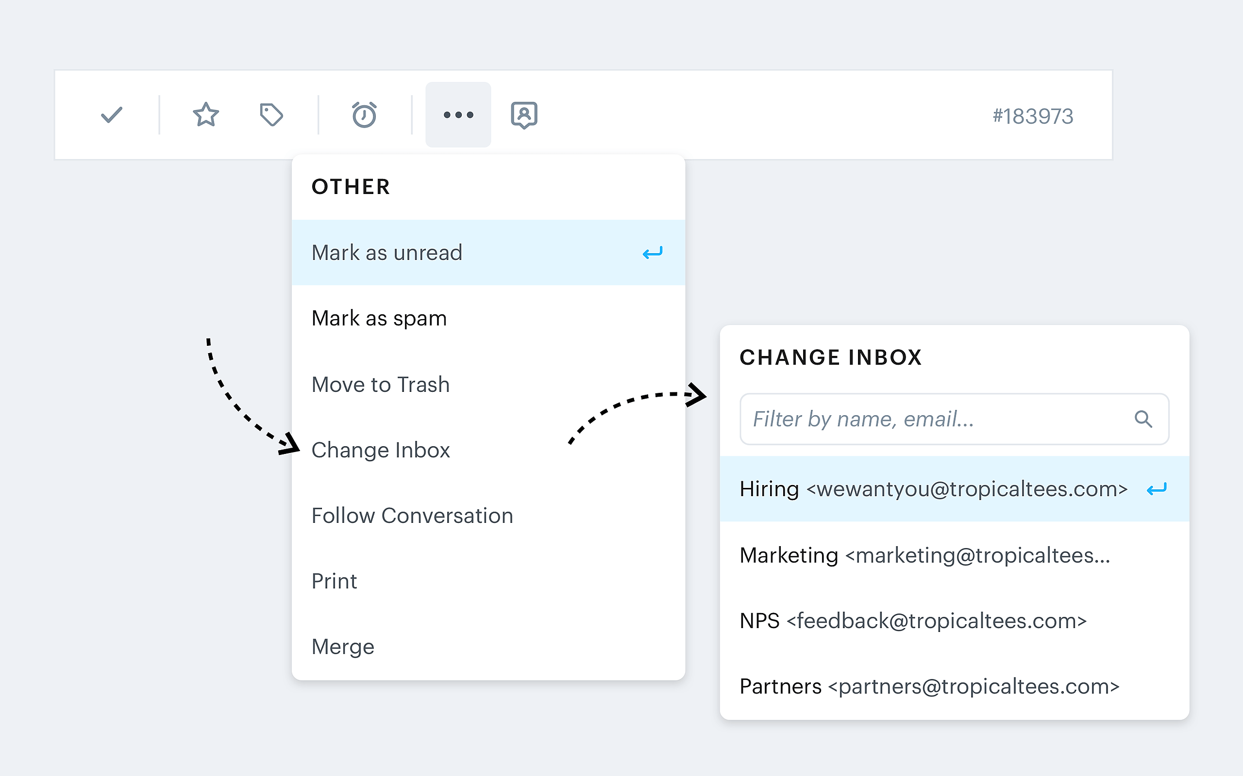 Moving Conversations Between Mailboxes