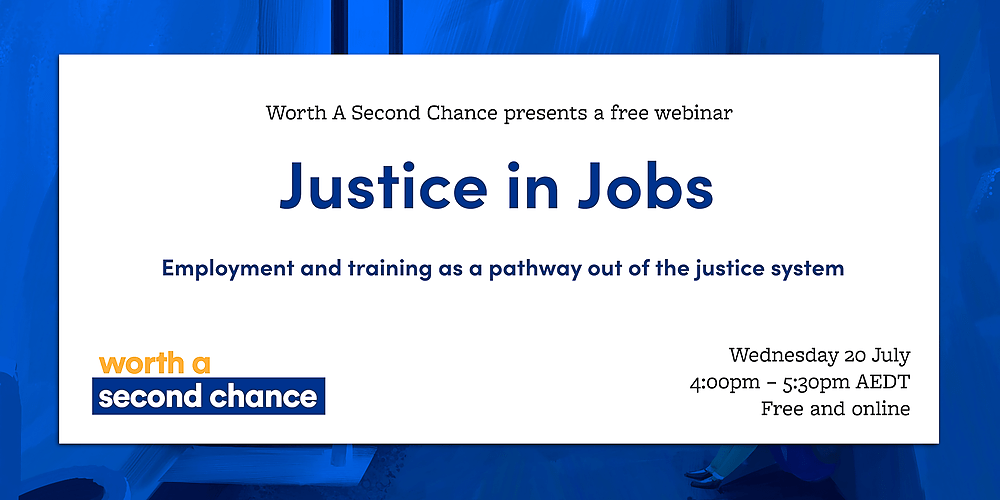 Justice in Jobs Employment and training as a pathway out of the