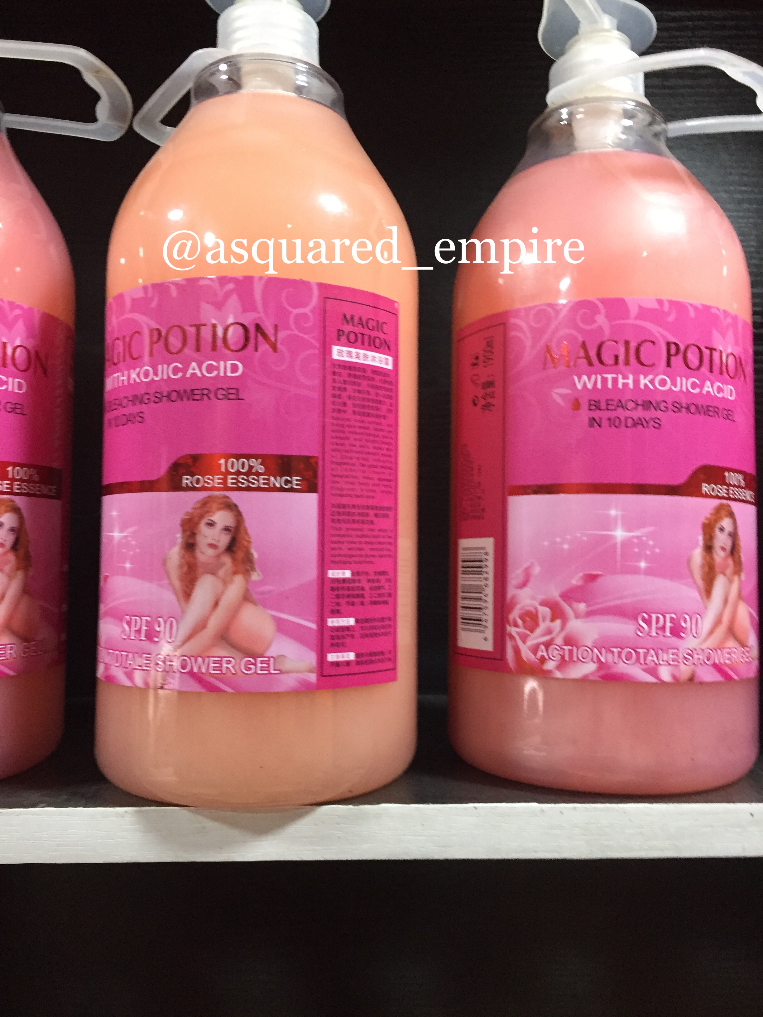 Magic portion Whitening shower gel Asquare Beauty Empire