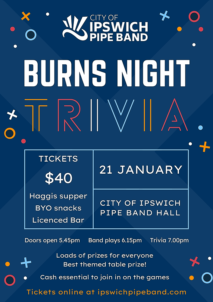 Ipswich Burns Night & Trivia 2023 Humanitix