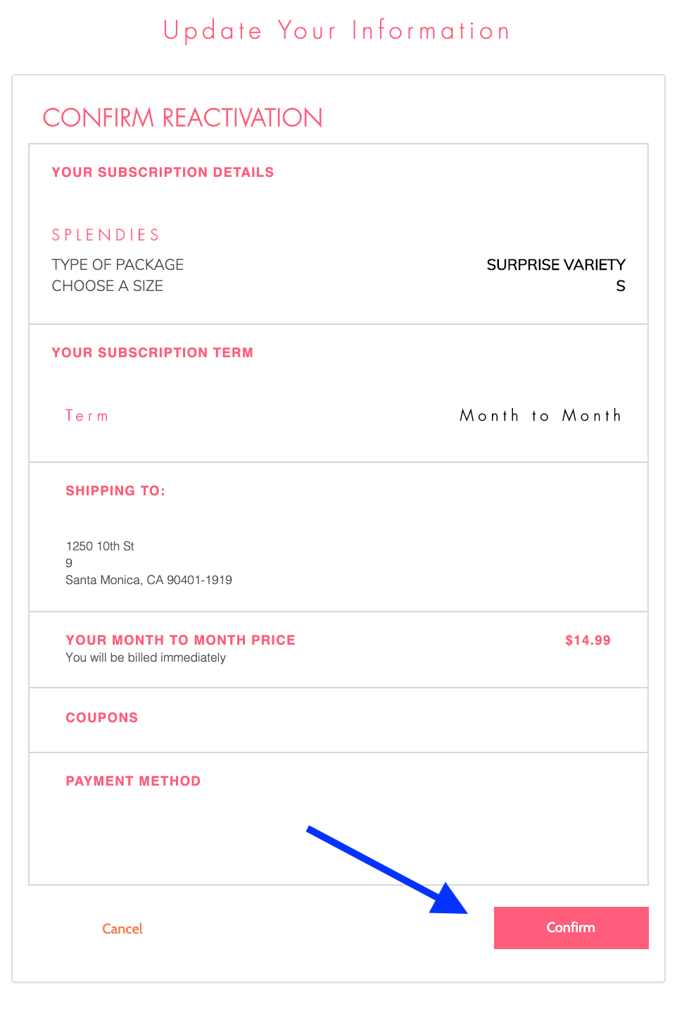 How do I reactivate my subscription?