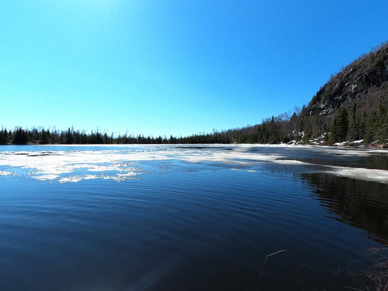 Raven Lake Shoreline (Apr 30, 2020) on Momento360