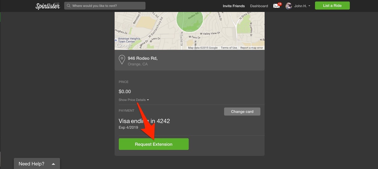 Renters Changing Rental Dates