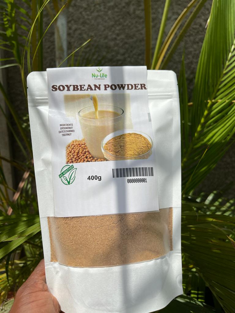 Soybeans powder with dates, ground nut and tigernut 400g Nulife Food
