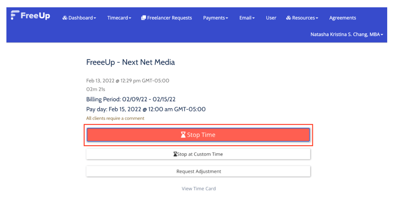 How to Log your Hours Correctly on Timeclock