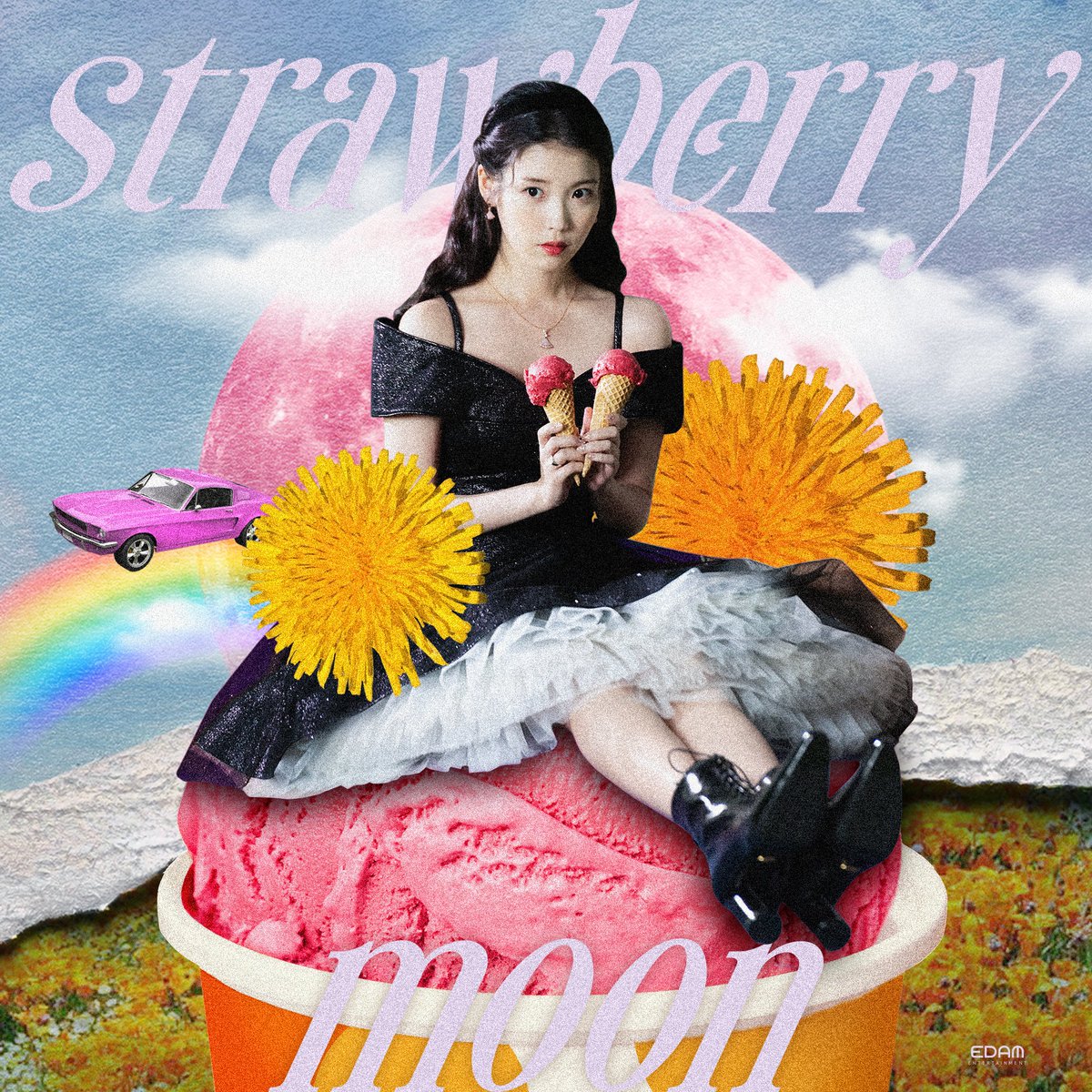 IU drops romantic new single, 'strawberry moon' Bandwagon Music