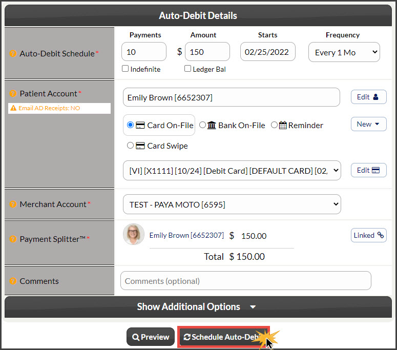 AutoDebit Scheduler™ How do I schedule an autodebit with the AutoDebit Scheduler™?