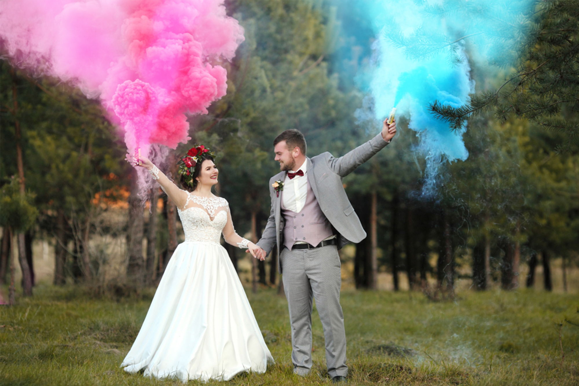 300 Smoke Bomb Overlays, Colorful Smoke, PNG file, Gender Reveal