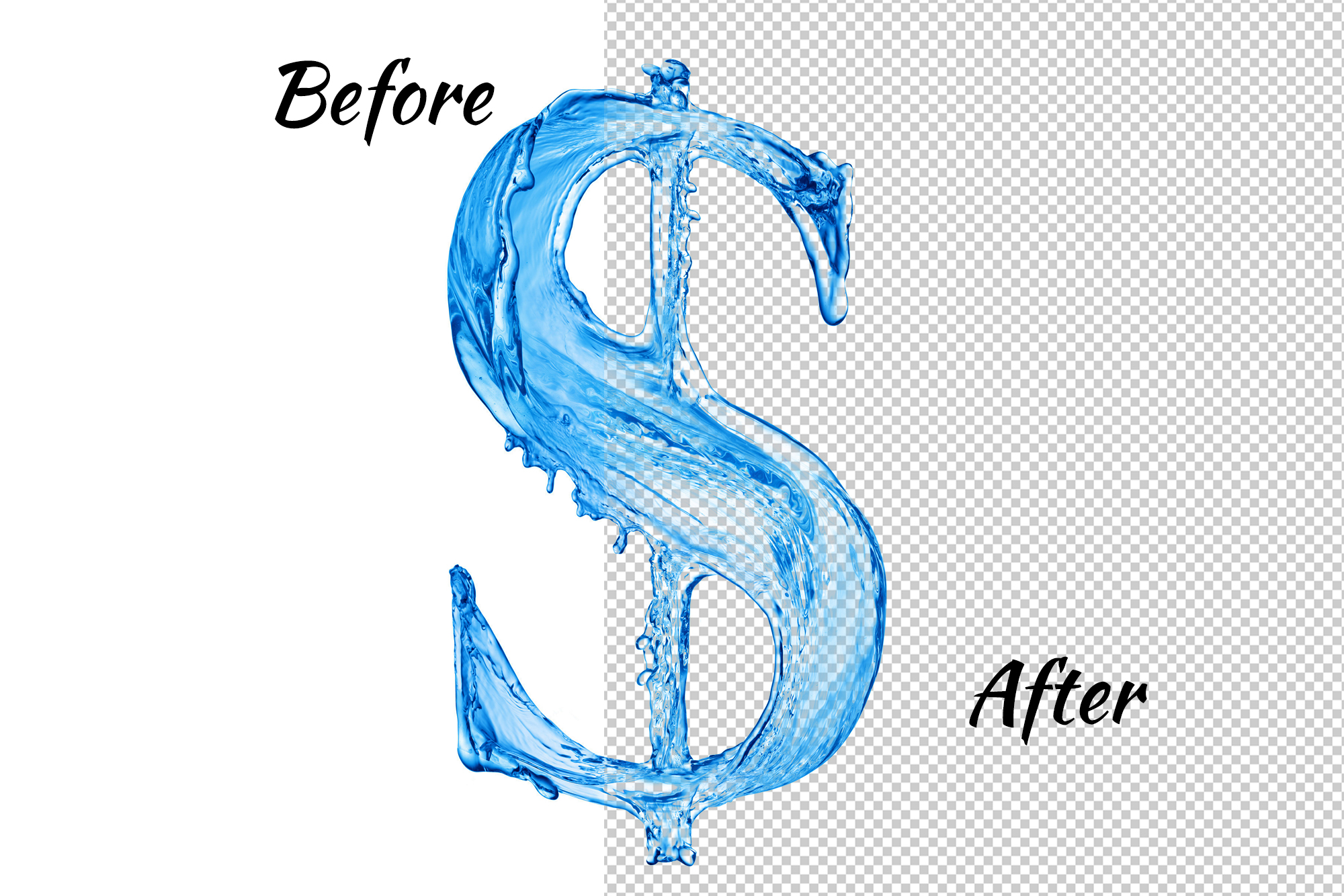 BLACK WHITE Background Remover Action Quick Extract FilterGrade