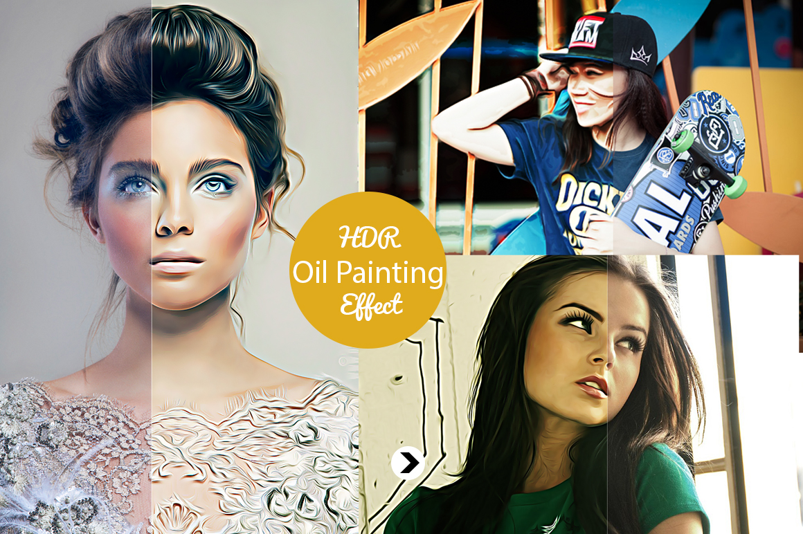 Realistic Pro Oil Painting Effects Action V.2 FilterGrade