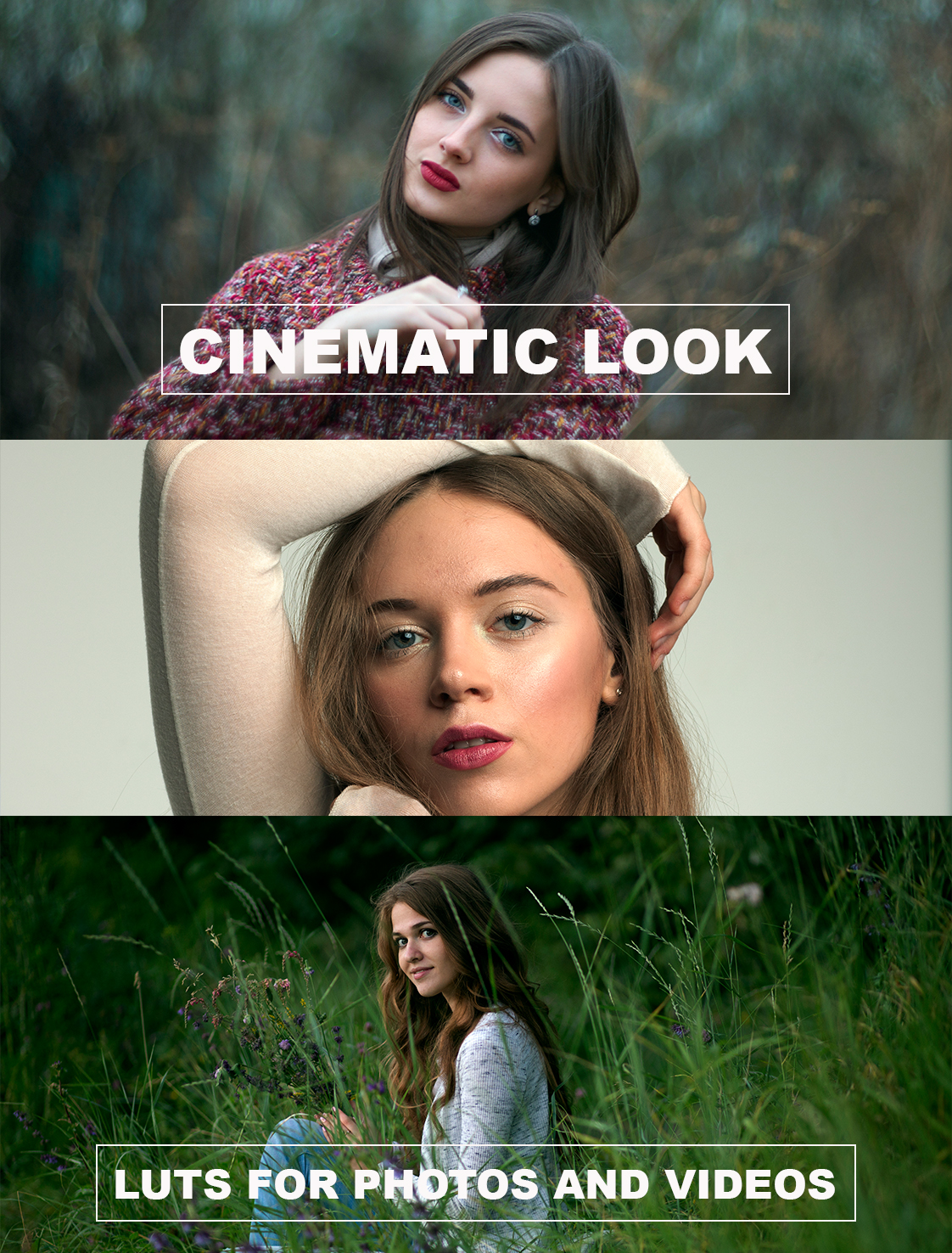 CINEMATIC Film LUTS PACK for Videos and Photos FilterGrade