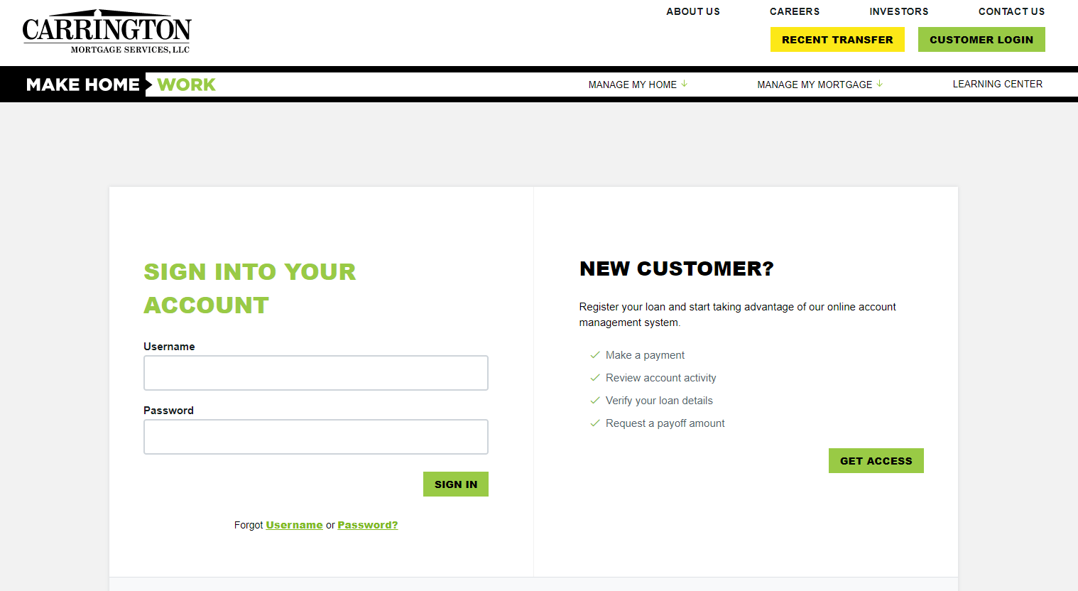 Carrington Mortgage Account StepbyStep Registration, Apply for Mortgage