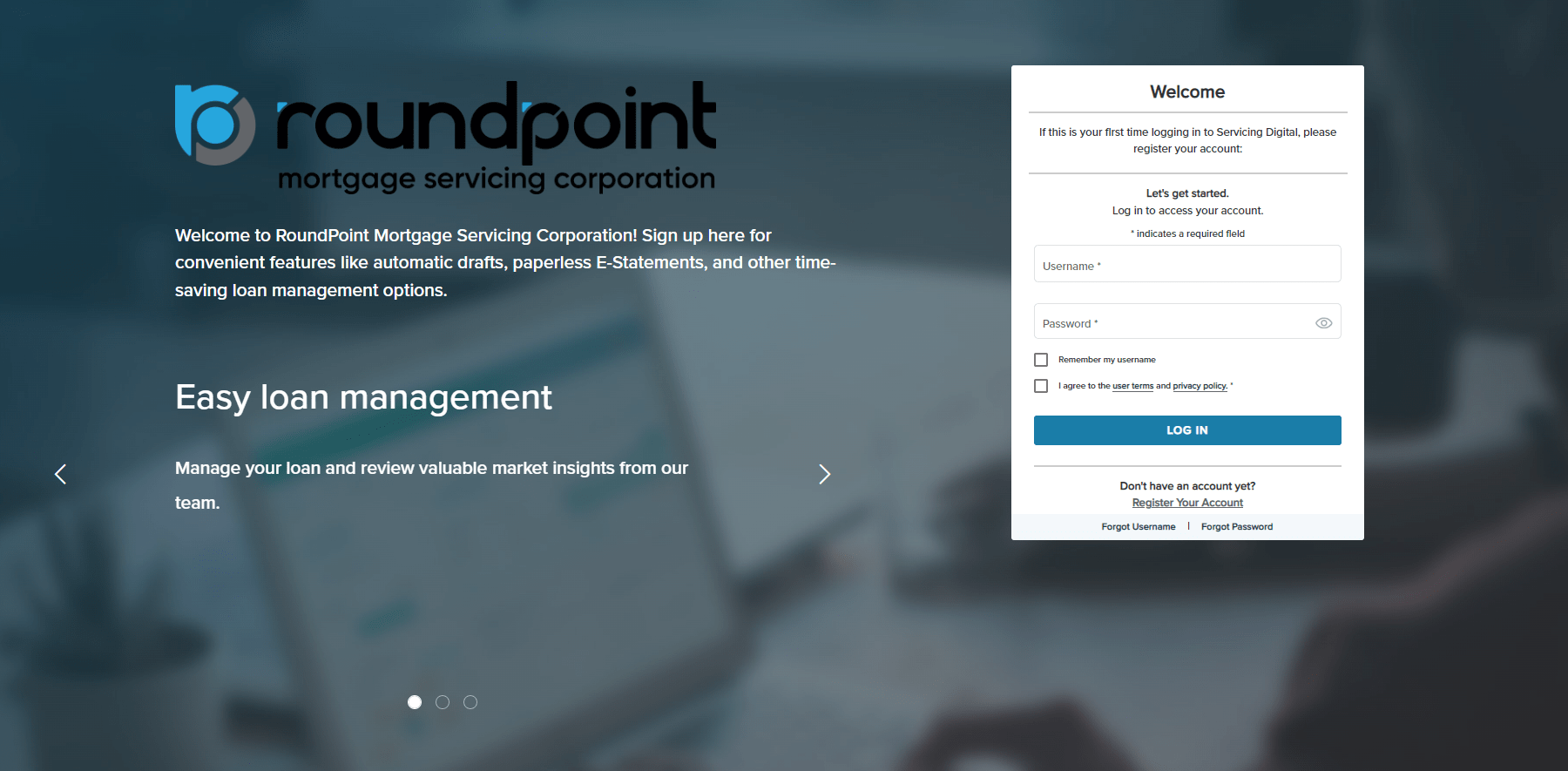 RoundPoint Mortgage Account StepbyStep Registration, Apply for Mortgage