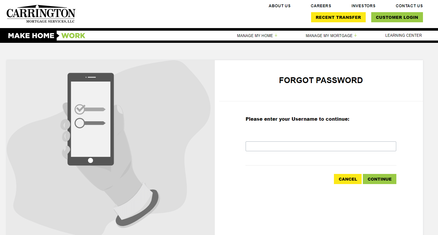 Carrington Mortgage Account StepbyStep Registration, Apply for Mortgage