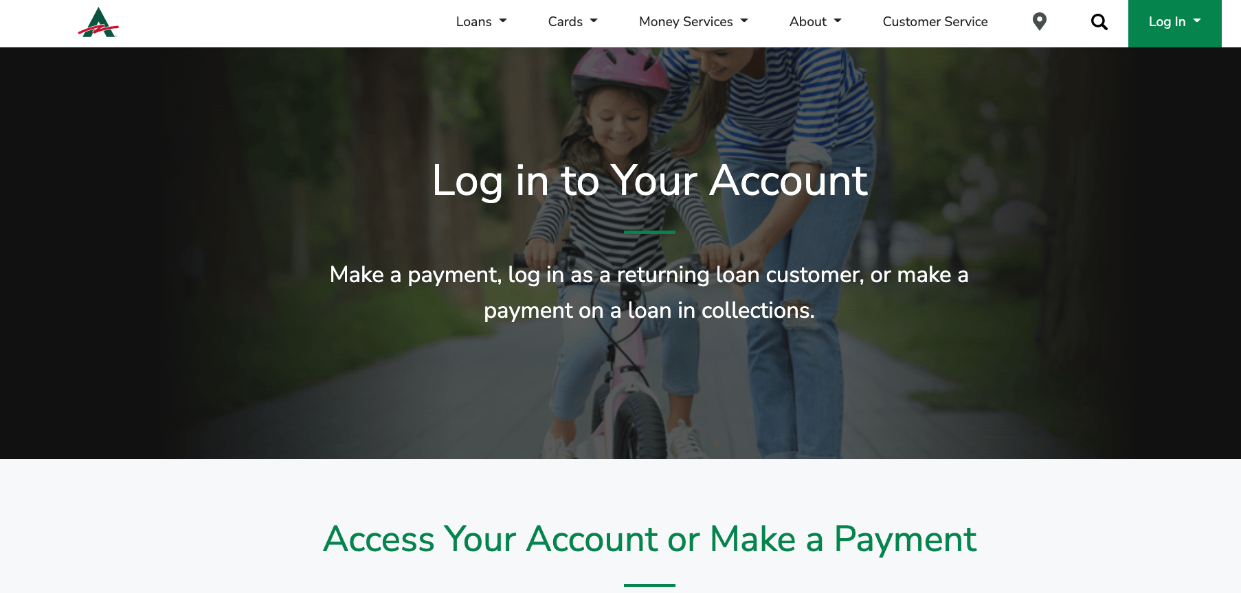 Personal account at Ace Cash Express apply for an online loan, stepby