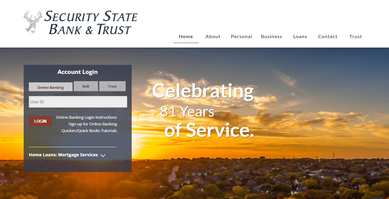 Security State Bank & Trust — About Bank, Reviews, Hotline, Customer