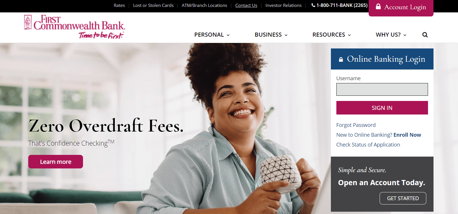 First Commonwealth Bank — About Bank, Reviews, Hotline, Customer Service