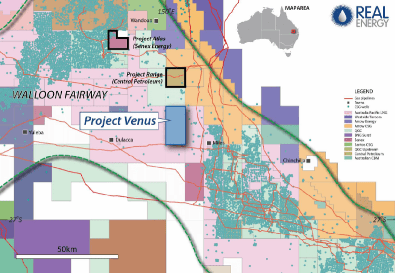Project Venus best estimate prospective gas resource of 694 PJ