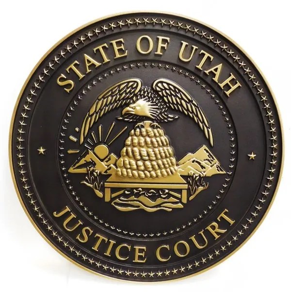 State seal and state government executive, legislative and judicial