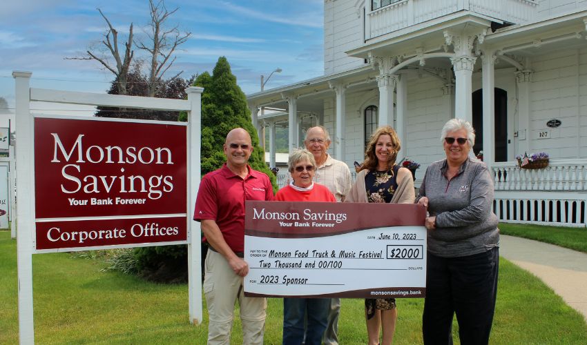 Monson Savings Bank Announces 2,000 Sponsorship of Monson Food Truck