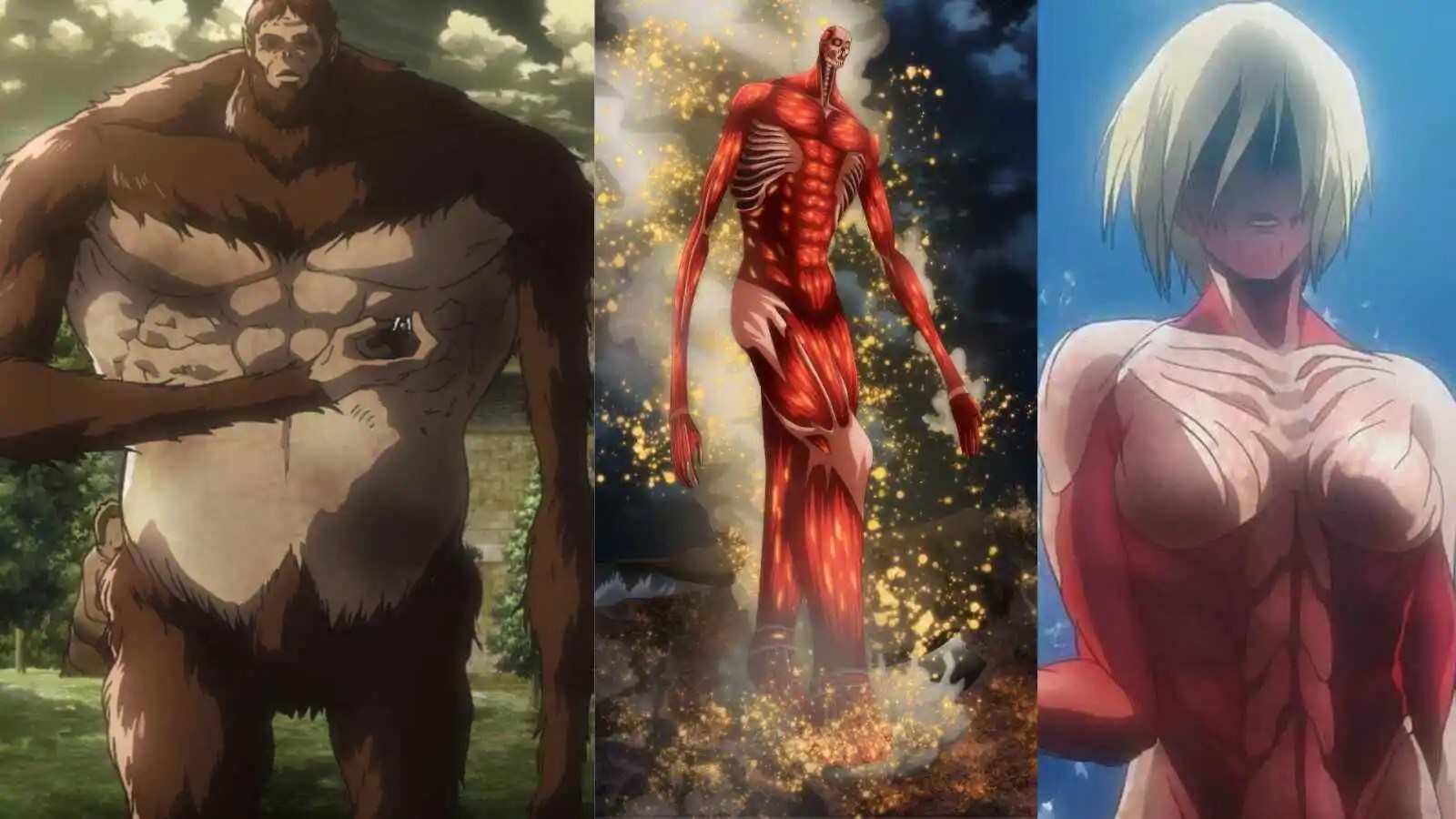 Top 5 Most Powerful Titans In 'Attack On Titan'