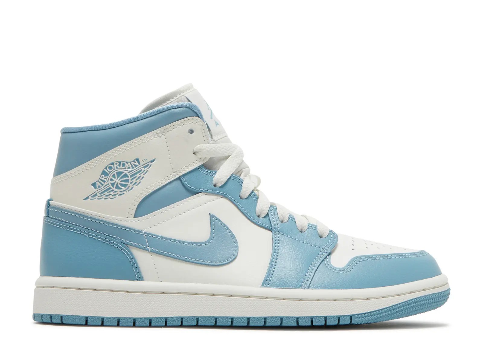 Wmns Jordan 1 Mid 'University Blue' Air Jordan BQ6472 141 sail