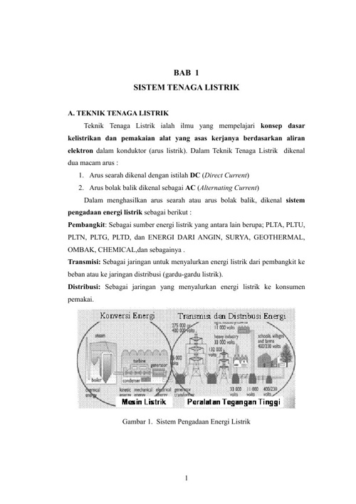 Modul Kelistrikan Mesin Dan Konversi Energi Seputar Mesin
