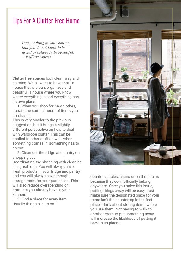 Delicate Lifestyle Magazine Design & Template Flipsnack