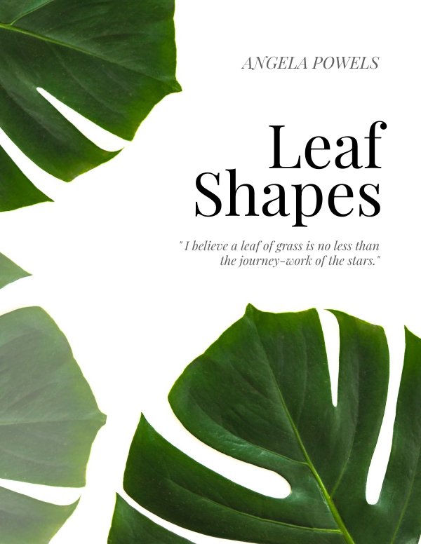 Green Leaves Book Cover Template & Design Flipsnack