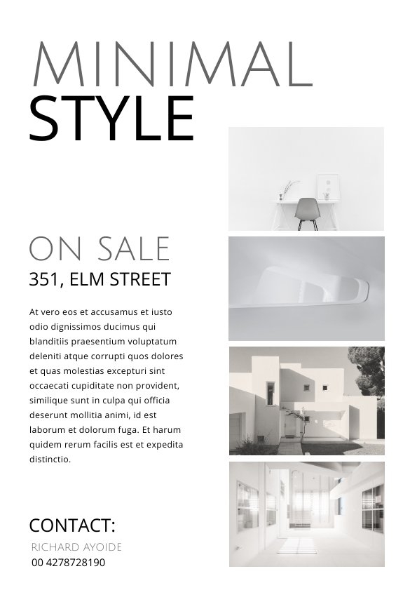 For Sale By Owner Flyer Template Flipsnack