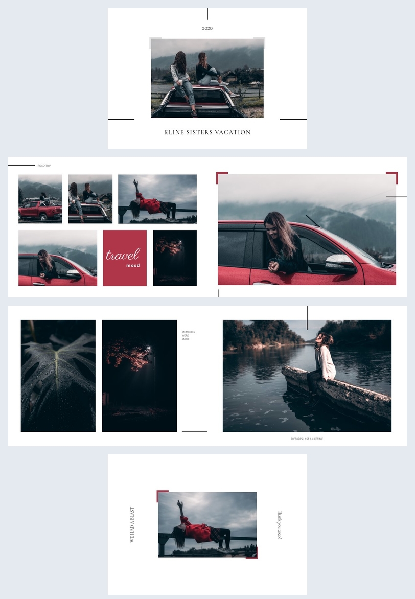 Free Modern Vacation Photo Album Template Flipsnack