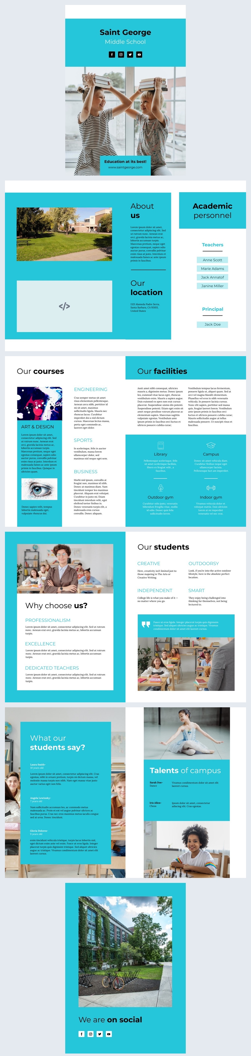 Editable Interactive Education Flipbook Template Flipsnack