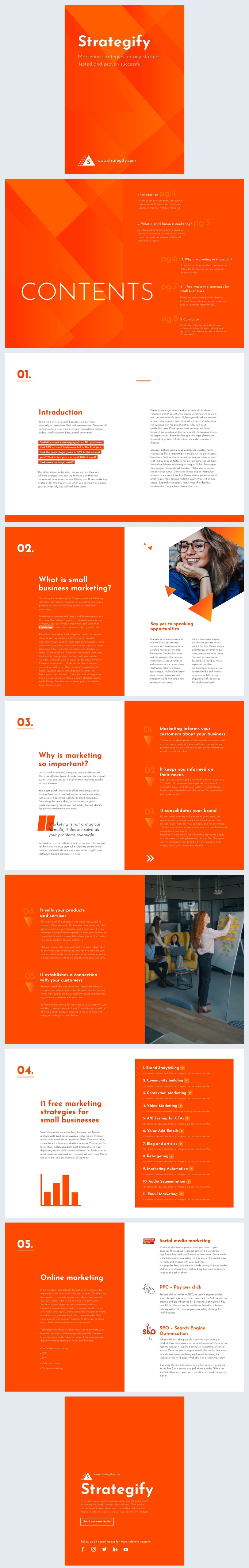 Editable Marketing Strategy Ebook Template Flipsnack