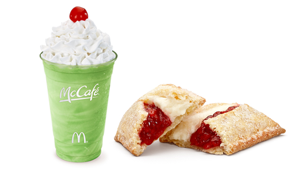 Shamrock Shake and Strawberry & Crème Pie Return to McDonald's