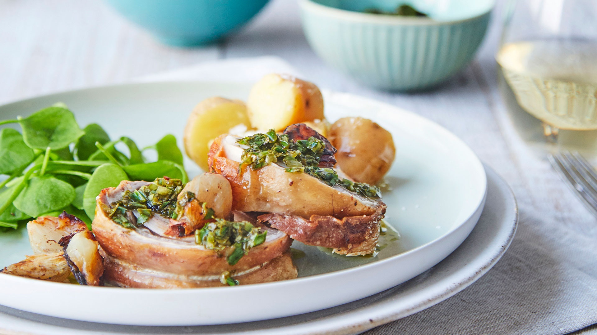 Make Farmdrop's rolled lamb breast with wild garlic Recipes Foodism