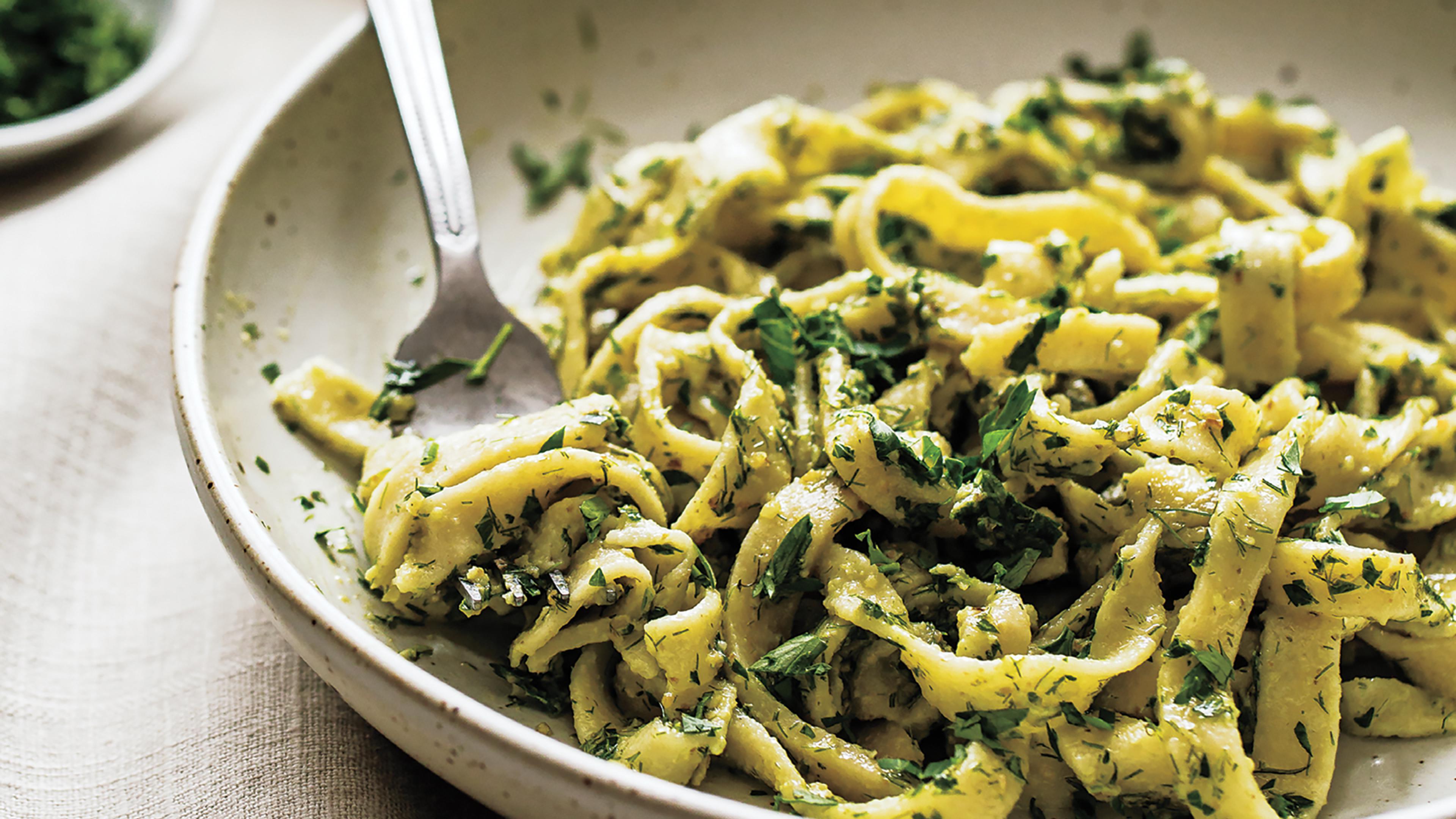 Recipe Fennel frond pesto pasta Recipes Foodism TO