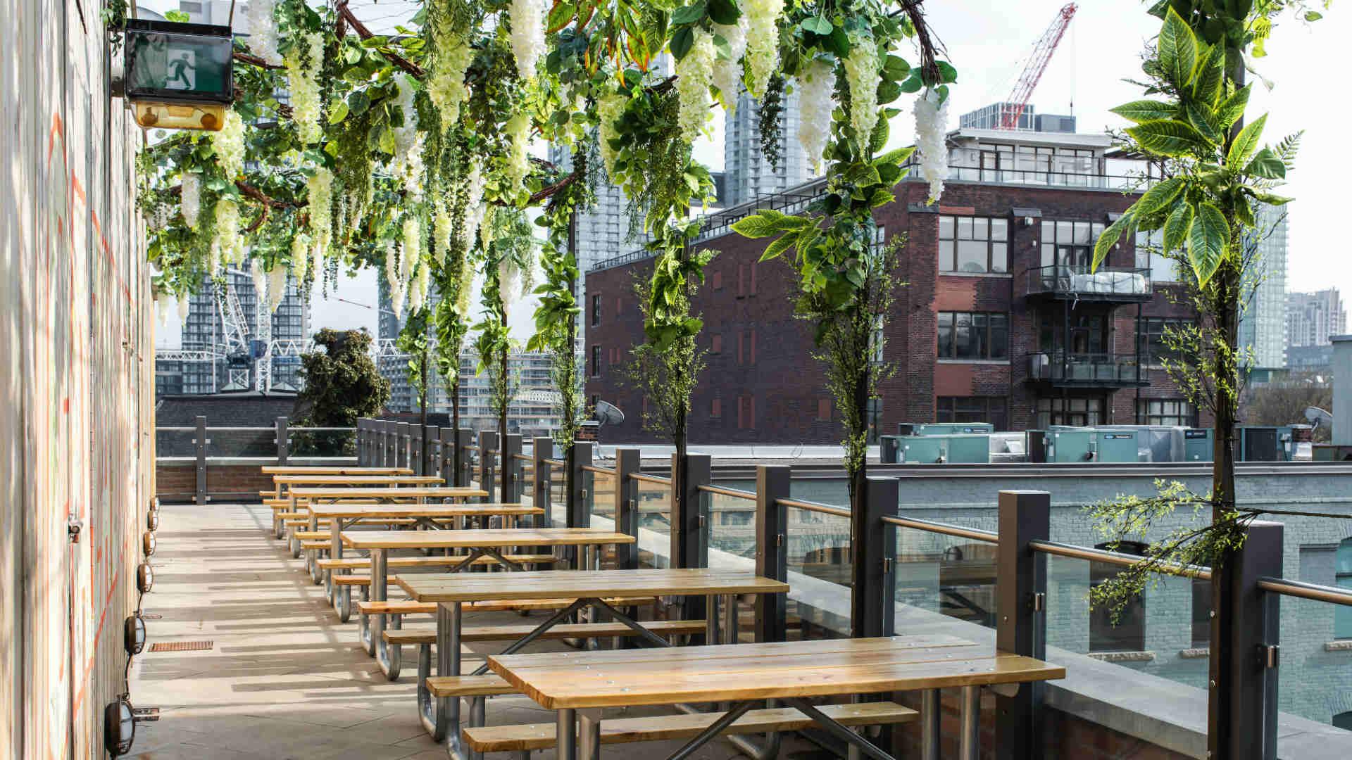 Rooftop Patio Restaurants Toronto The fifth's rooftop restaurant offers classic french cuisine