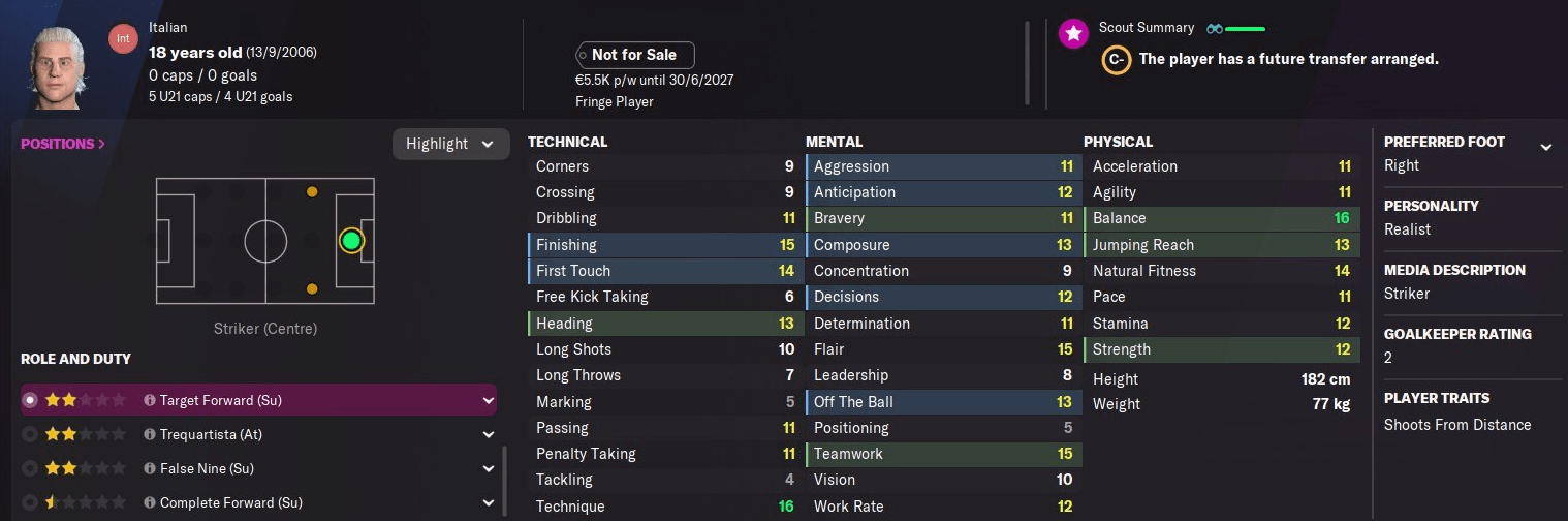 How to use Target Forwards in FM22 Football Manager 2022