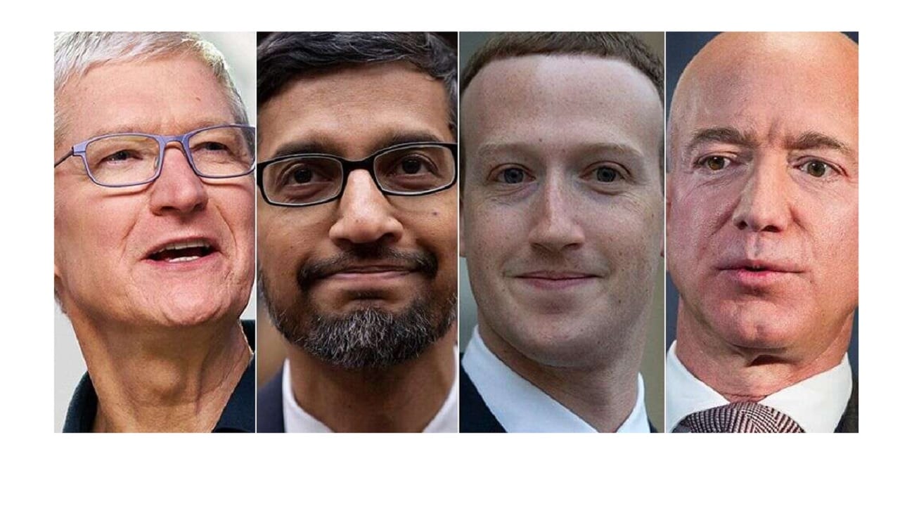 CEOs de Amazon, Apple, Facebook y Google testificarán en audiencia