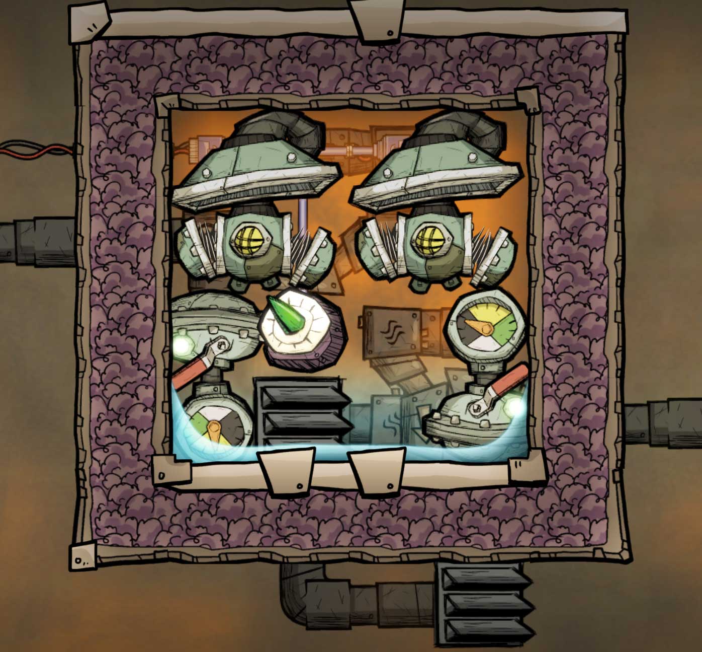 Inline infinite gas storage with powerless filter (6x6) [Oxygen Not