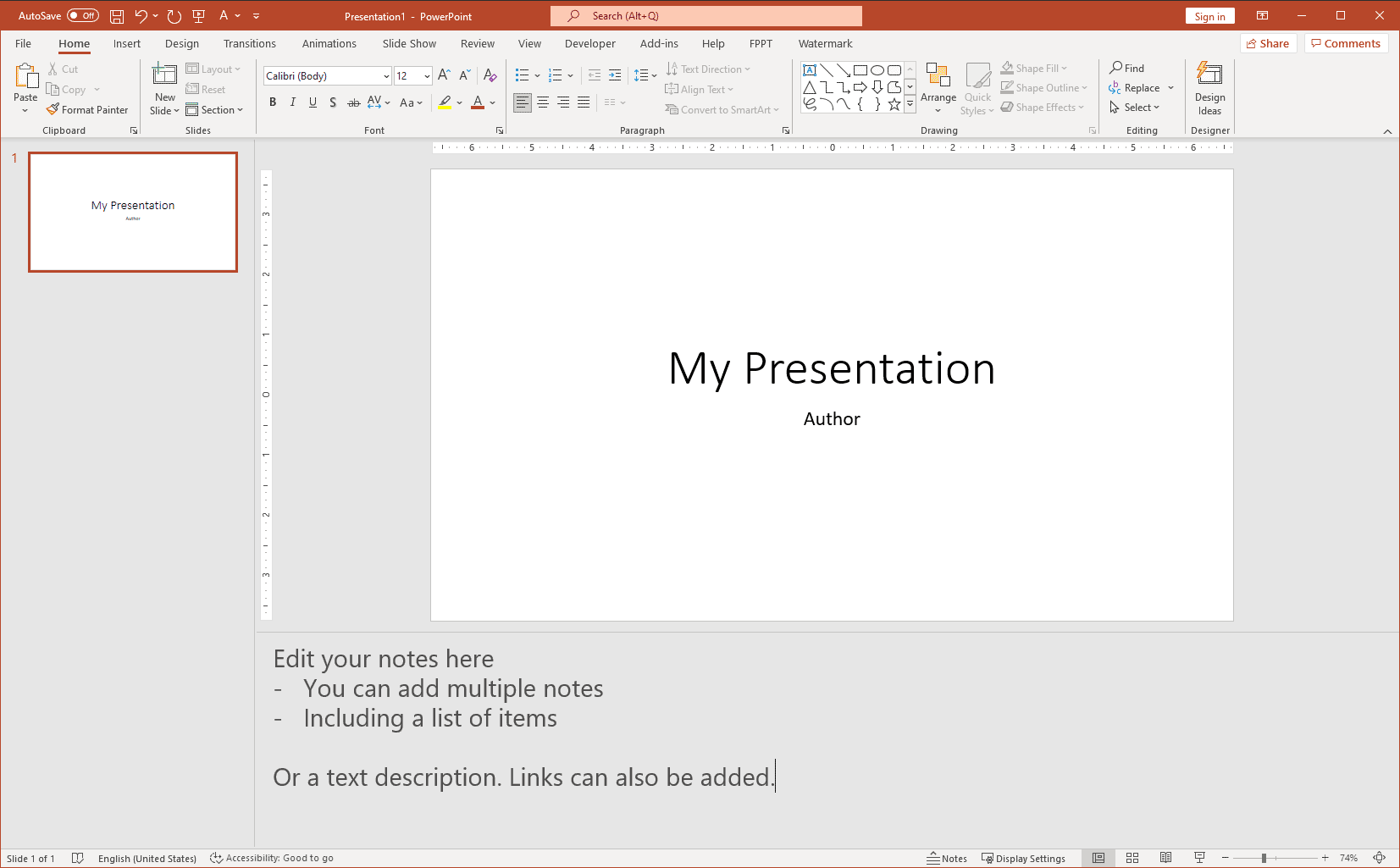 How to Add Notes to PowerPoint Slides as Speaker Notes