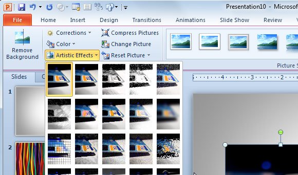 Add Neon Effect to PowerPoint Text