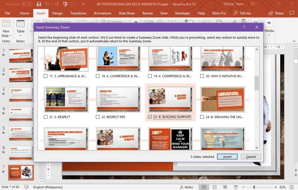 how to do a zoom presentation with powerpoint
