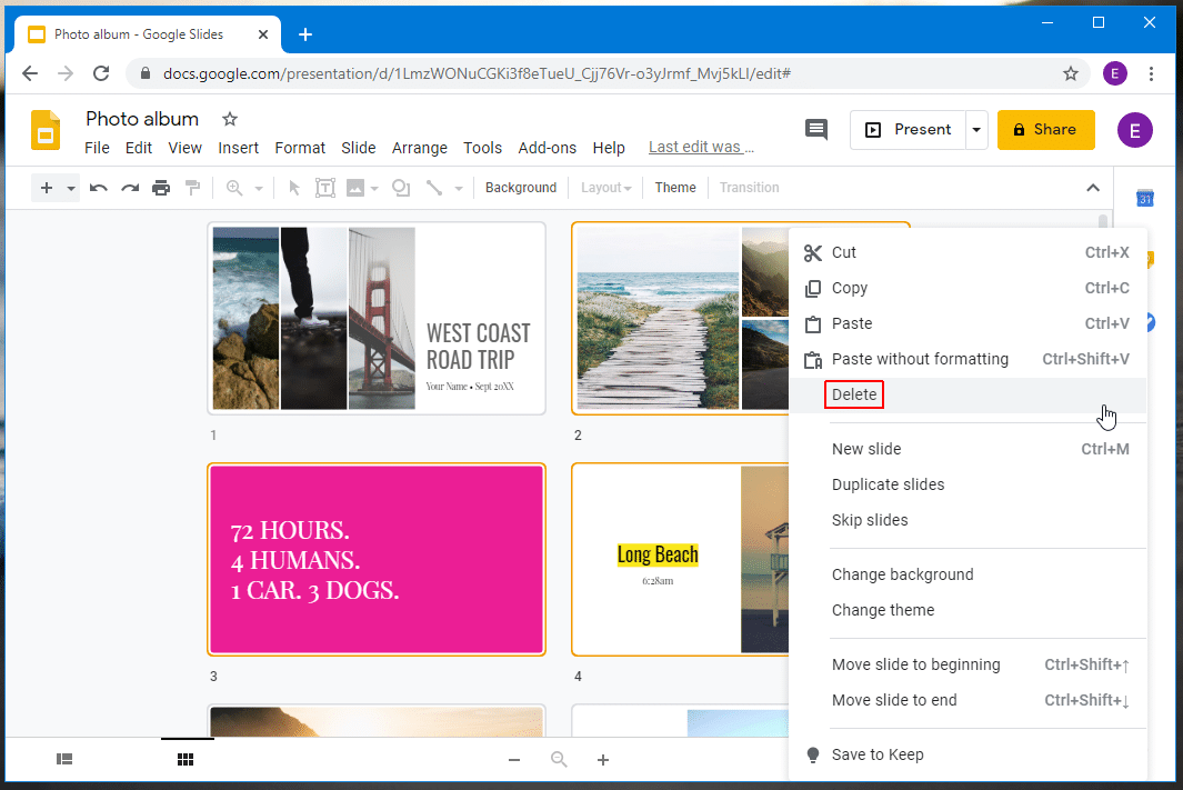 How to Delete a Page in Google Docs & Google Slides