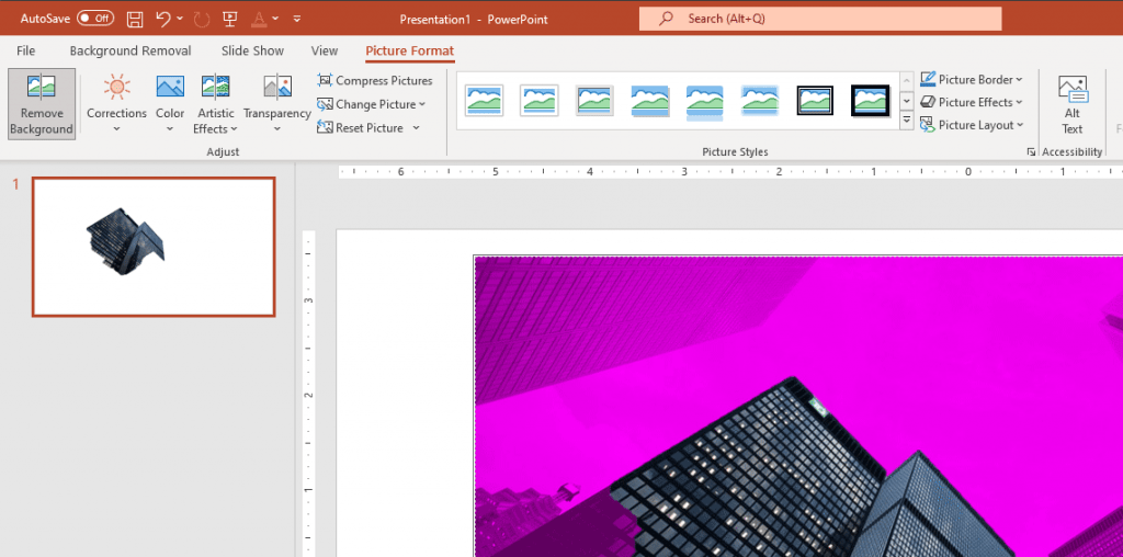Using PowerPoint as a Background Eraser