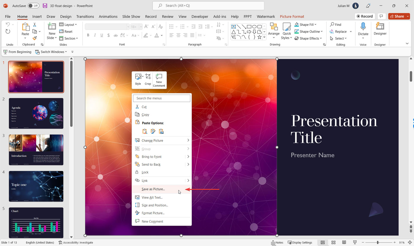 5 ways to extract images from PowerPoint presentations