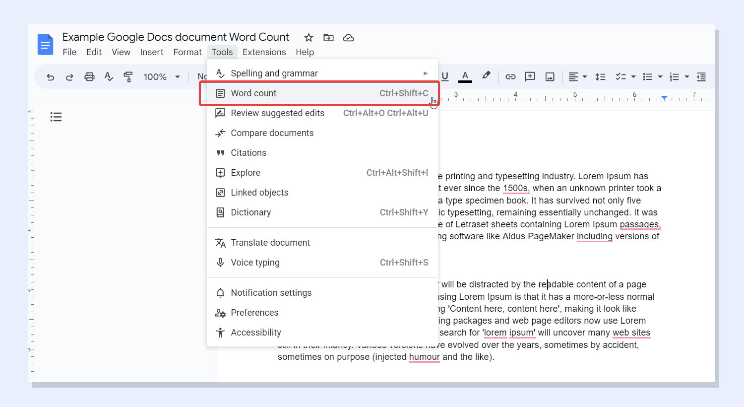 How to See Word Count on Google Docs A Guide for Presentation Preparers