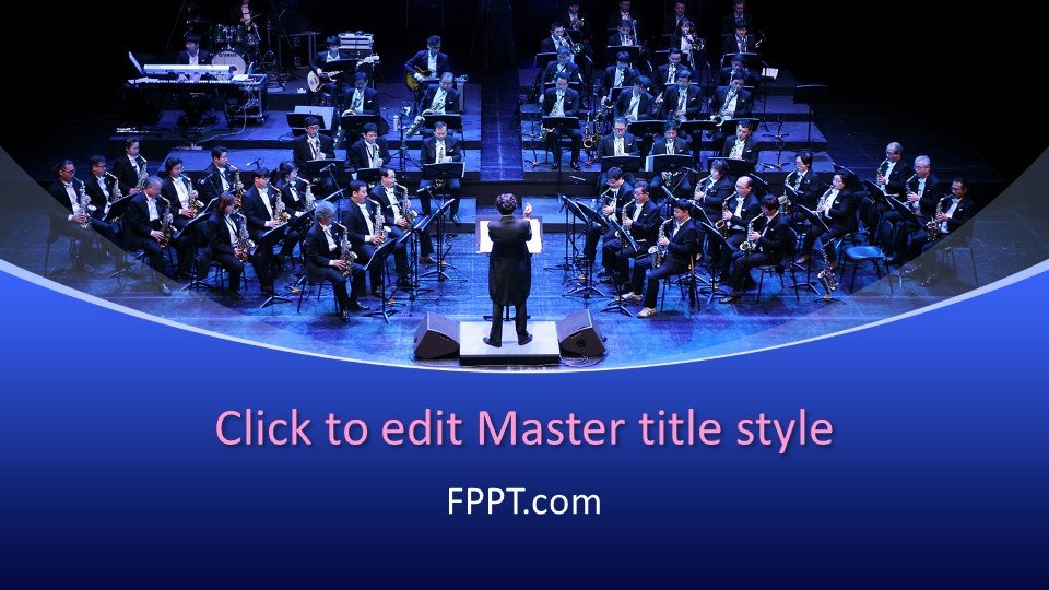 Free Orchestra PowerPoint Template Free PowerPoint Templates