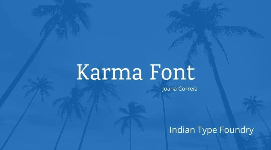 Karma Font Free Fonts Vault